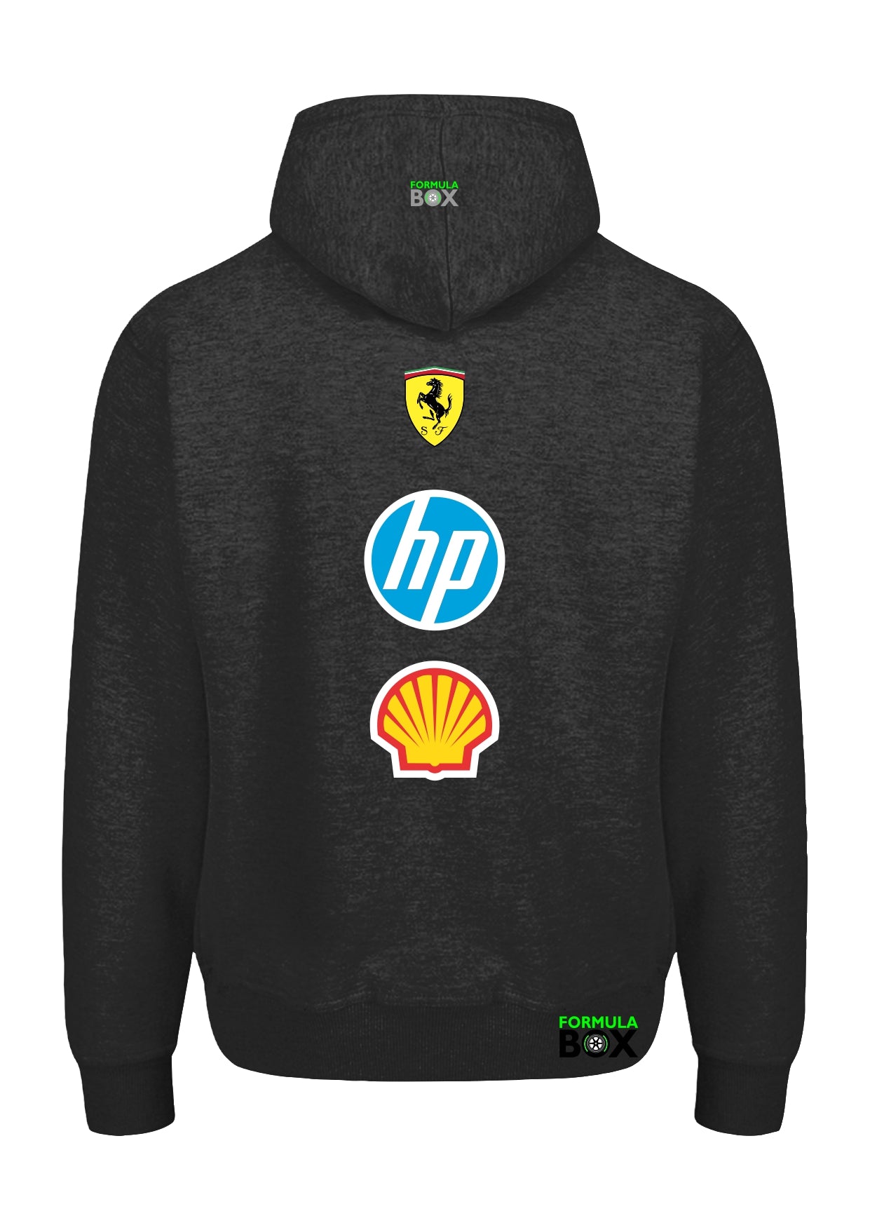Moletom Canguru Ferrari Preto