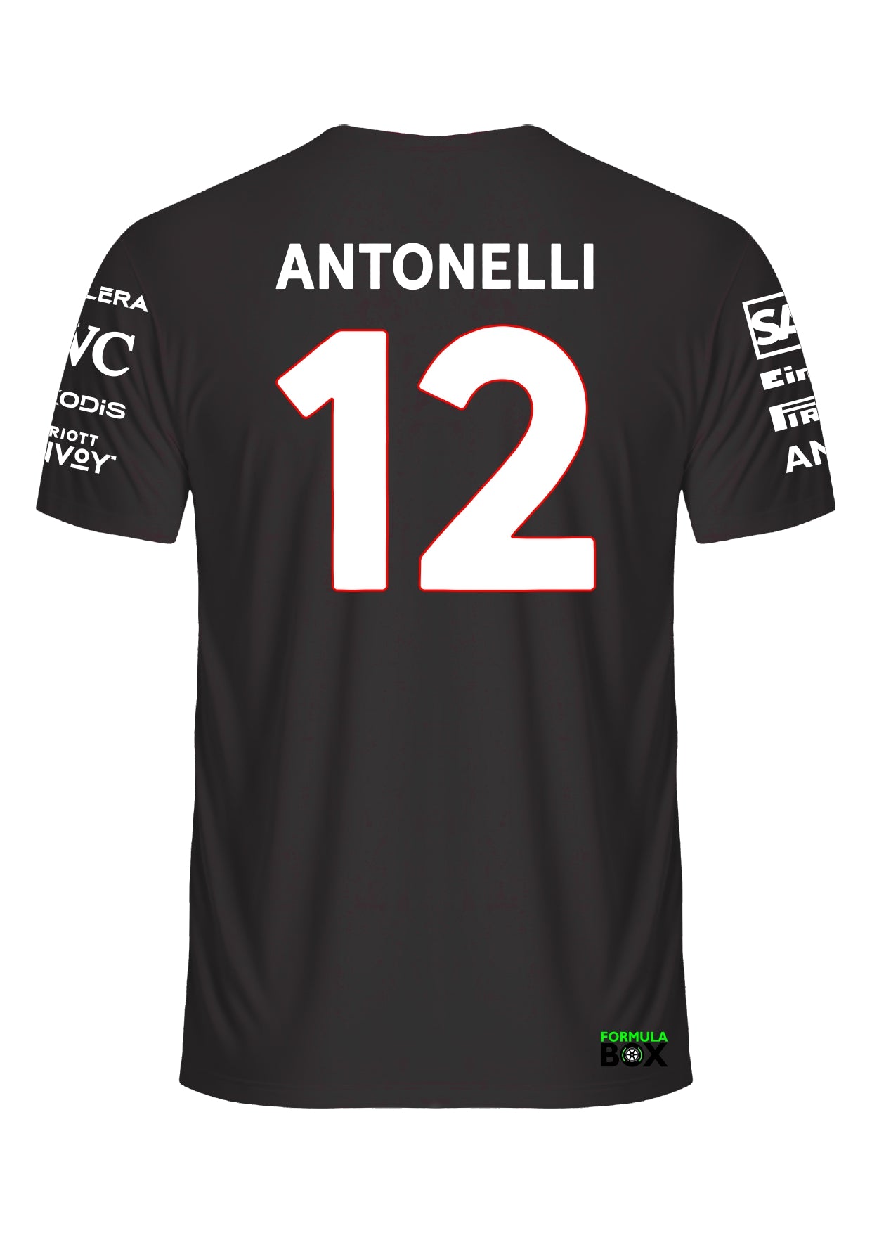 Camiseta Kimi Antonelli Mercedes 2026 Preto Premium