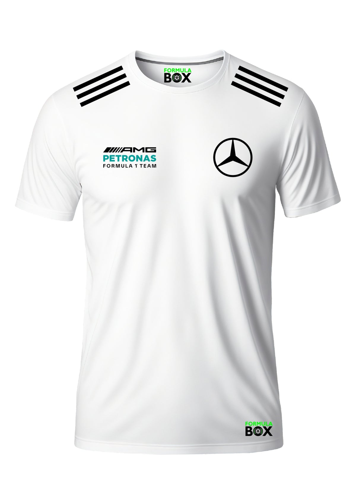 Camiseta Mercedes AMG Petronas Branco Premium