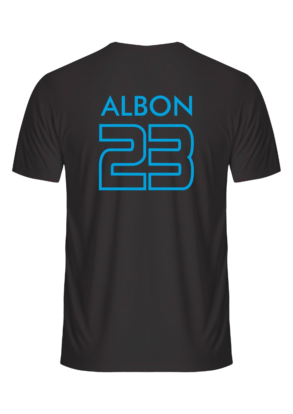 Camiseta Alexander Albon Williams Preto Algodão