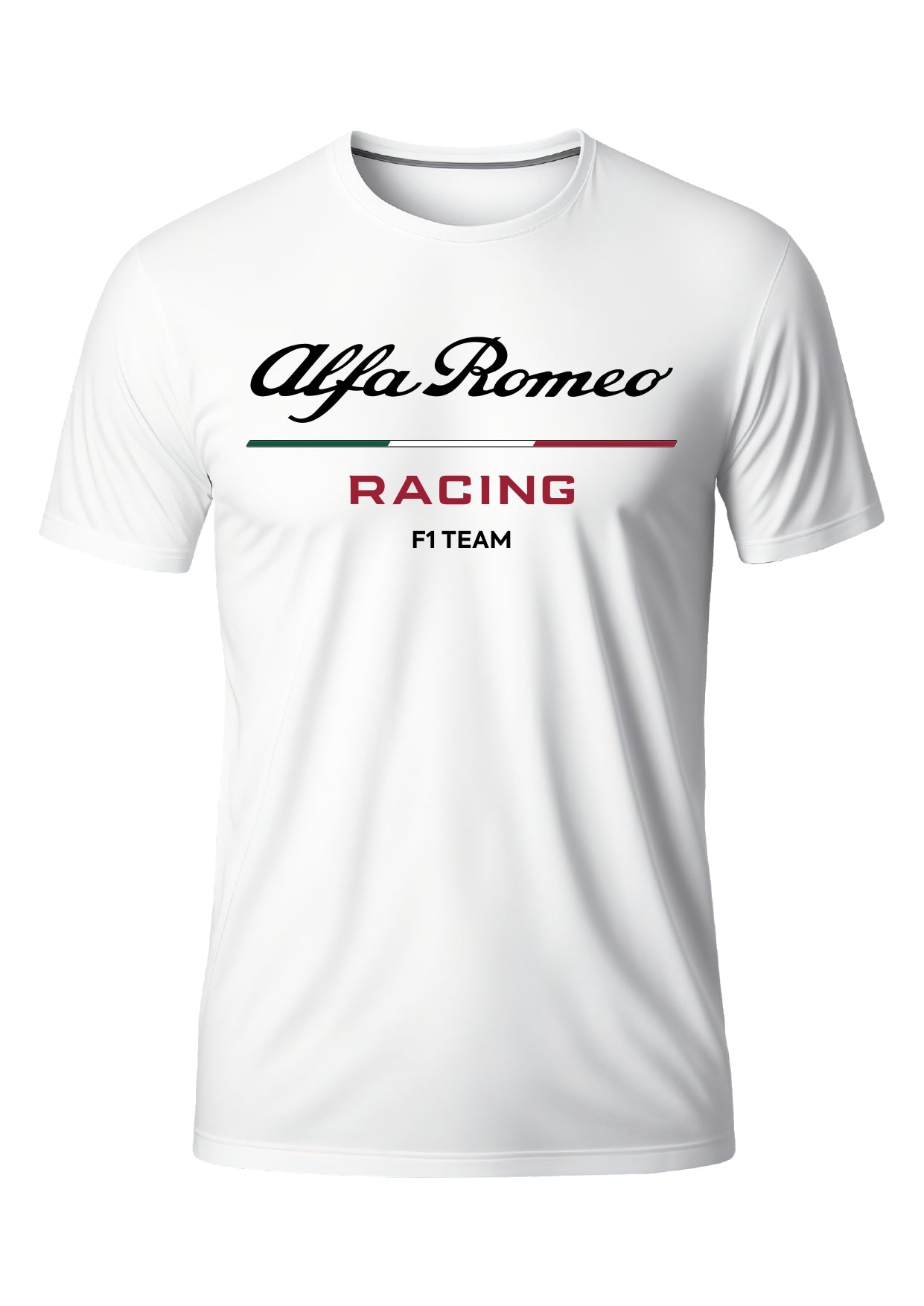 Camiseta Alfa Romeo Branco Algodão