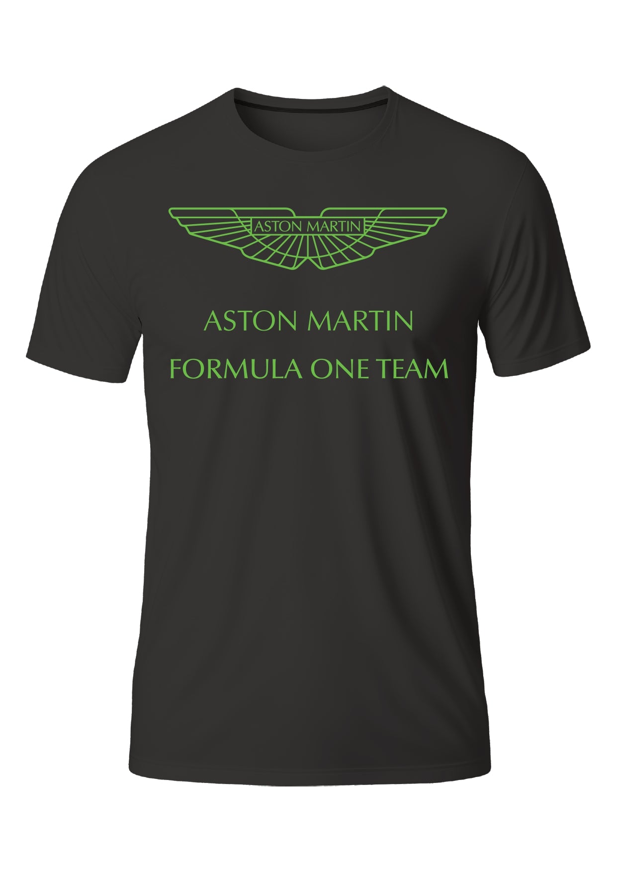 Camiseta Aston Martin Preto Algodão