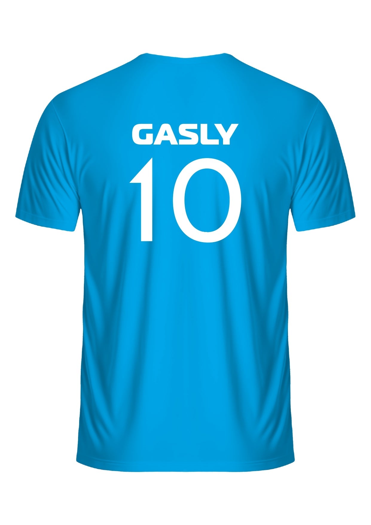 Camiseta Pierre Gasly Alpine 10 Azul Algodão