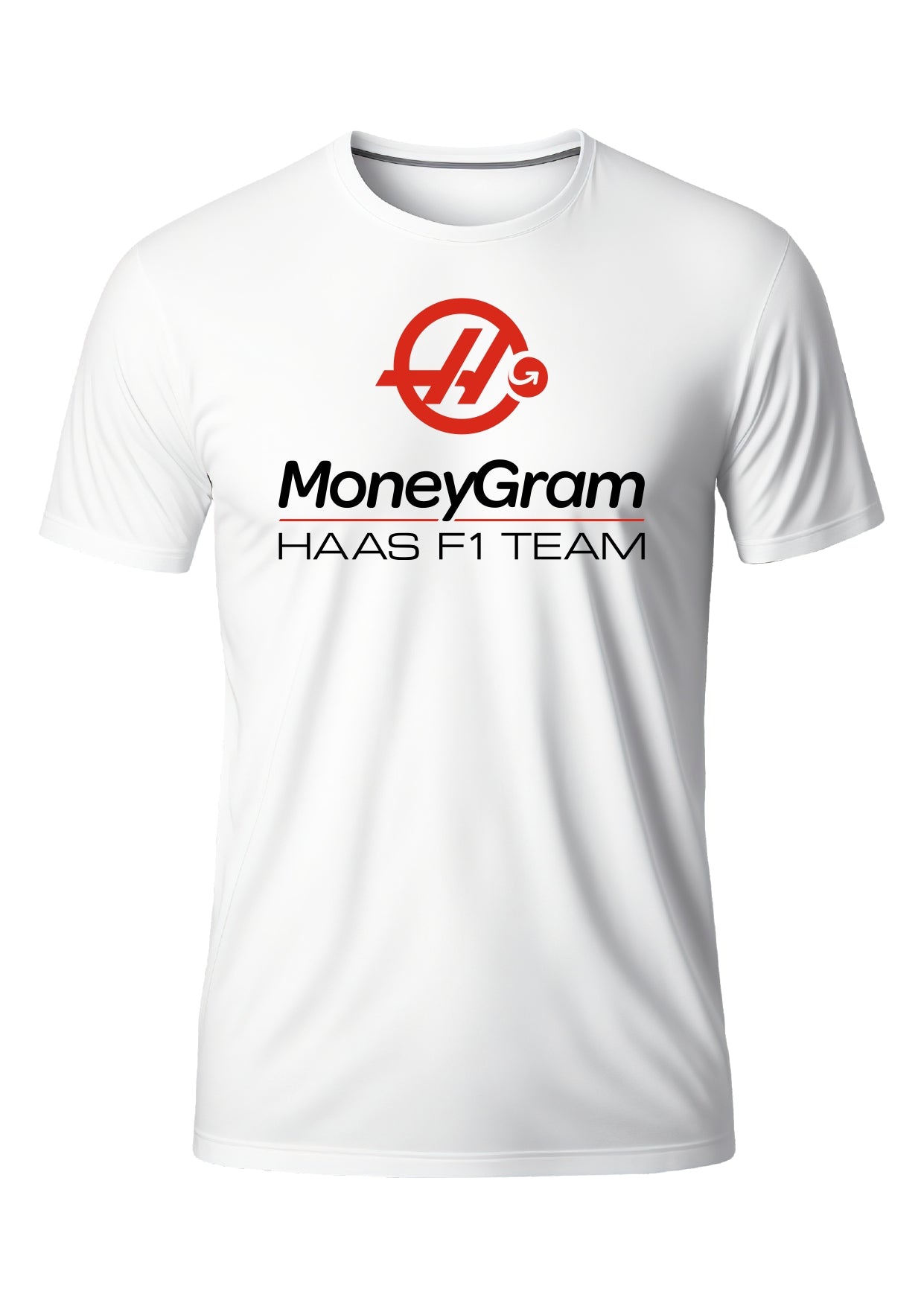 Camiseta Haas Branco 2024 Algodão