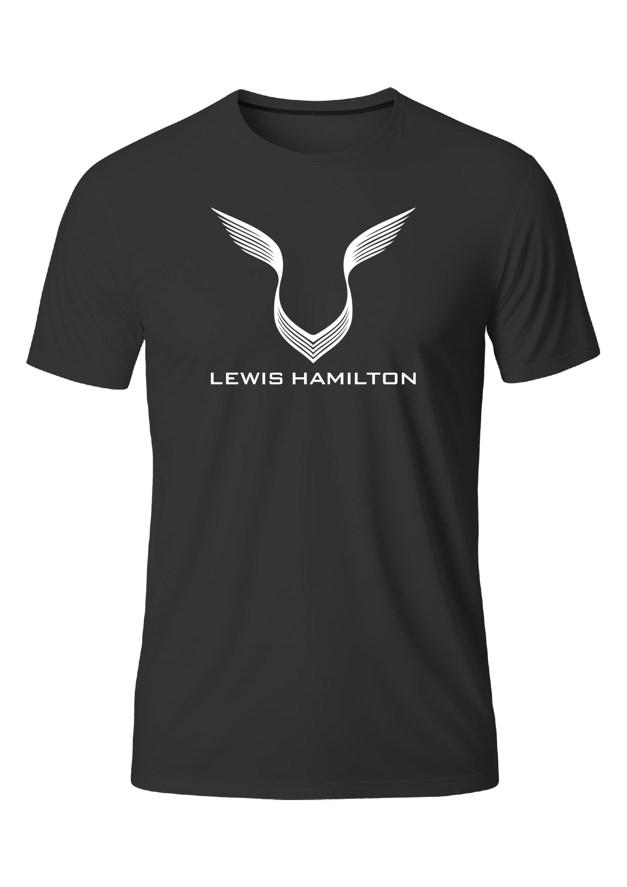 Camiseta Lewis Hamilton Preto Algodão