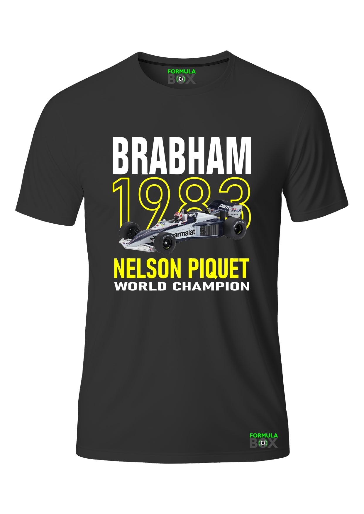 Camiseta Brabham F1 1983 Nelson Piquet Algodão