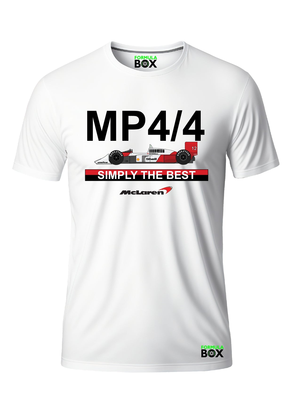 Camiseta McLaren MP4/4 Algodão