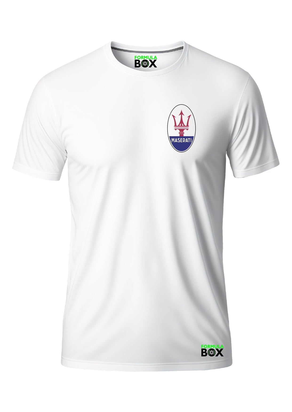 Camiseta Maserati Algodão Branco