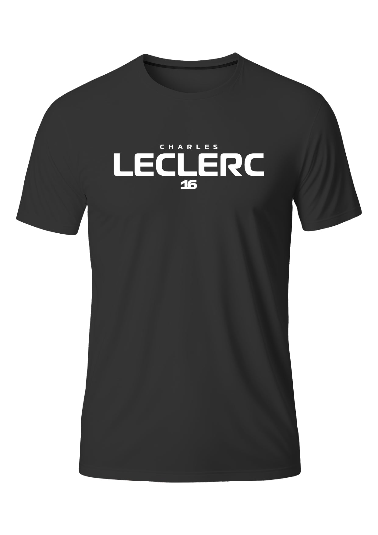 Camiseta Charles Leclerc Preto