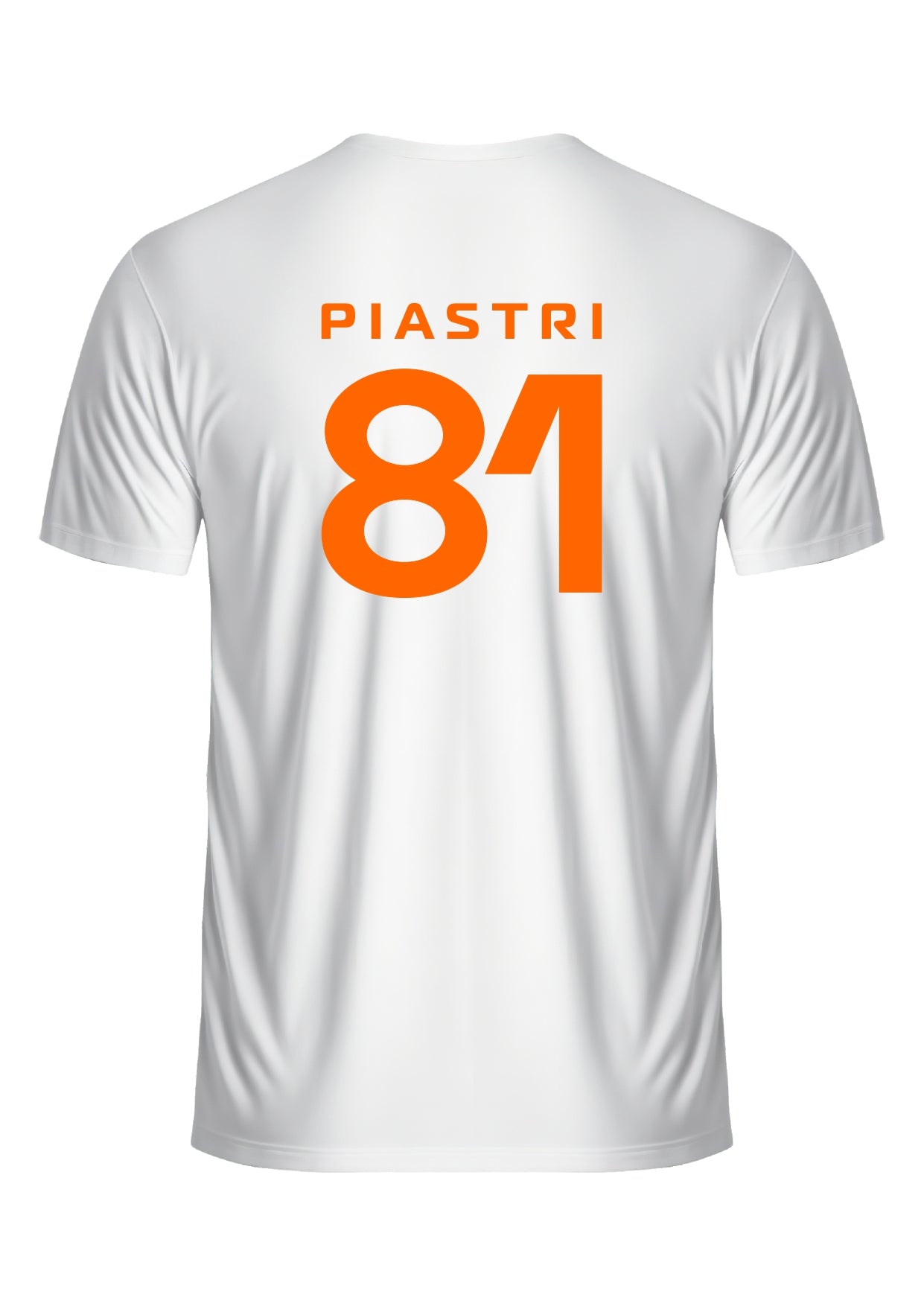 Camiseta Oscar Piastri McLaren Branco Algodão