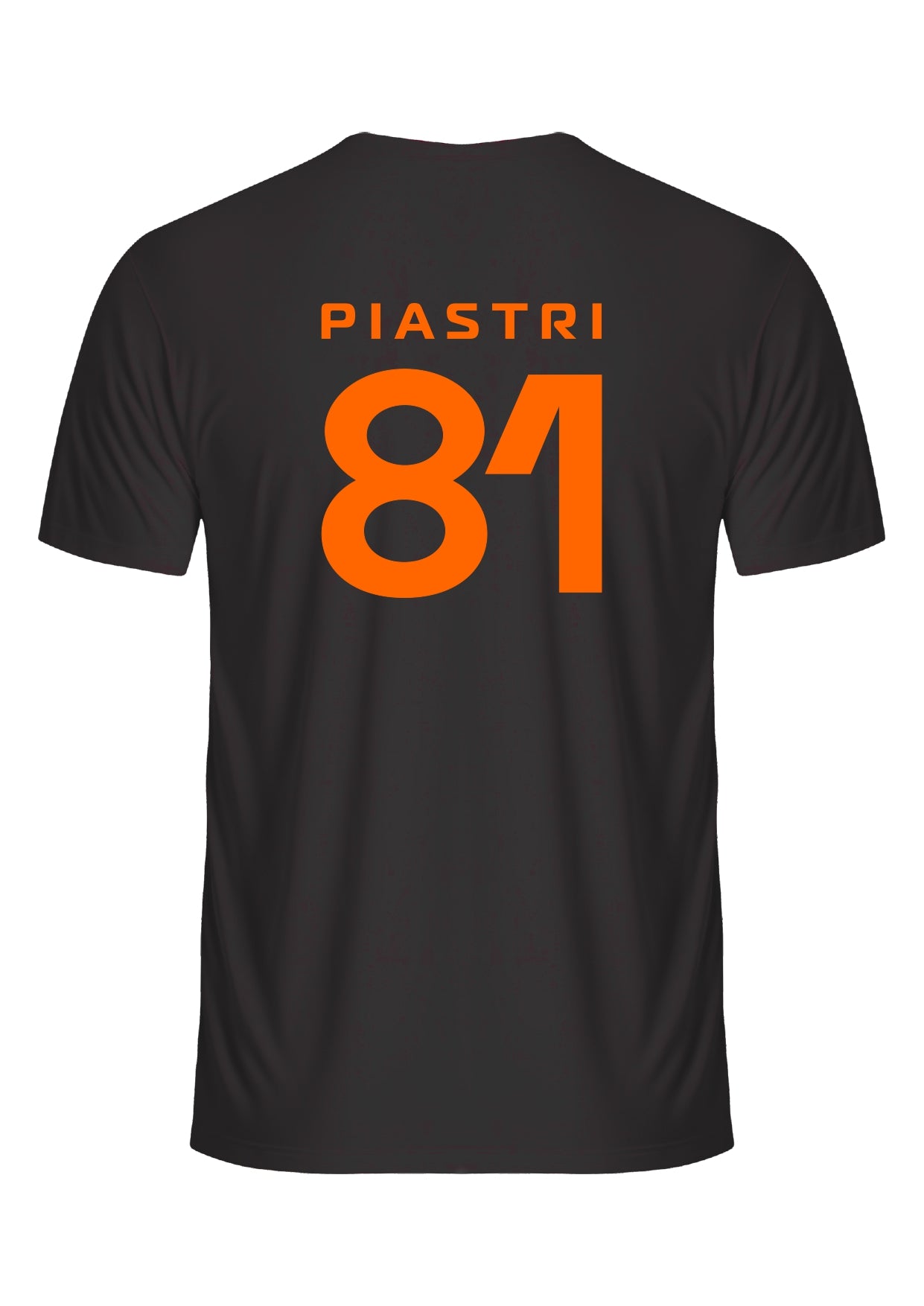 Camiseta Oscar Piastri McLaren Preto Algodão