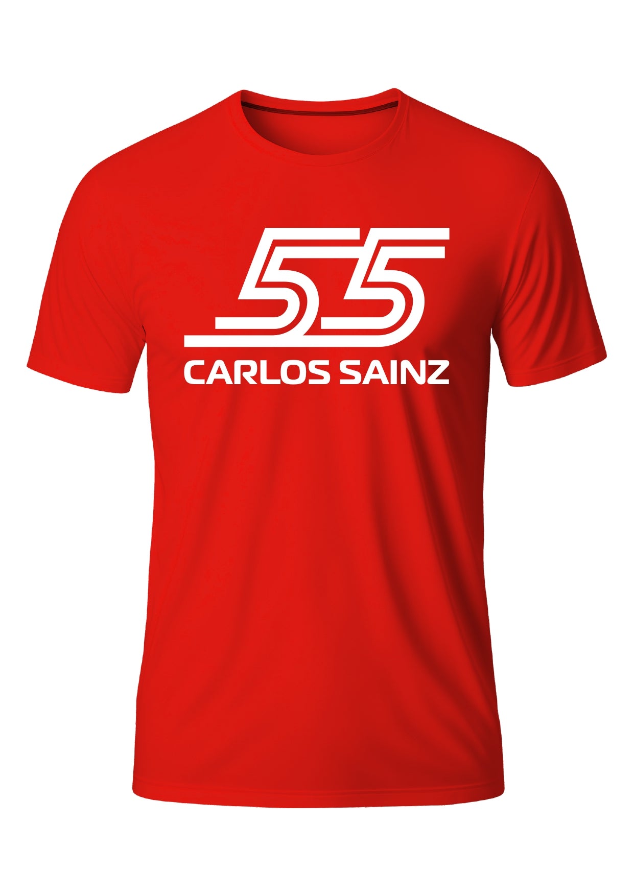 Camiseta Carlos Sainz Vermelho Algodão