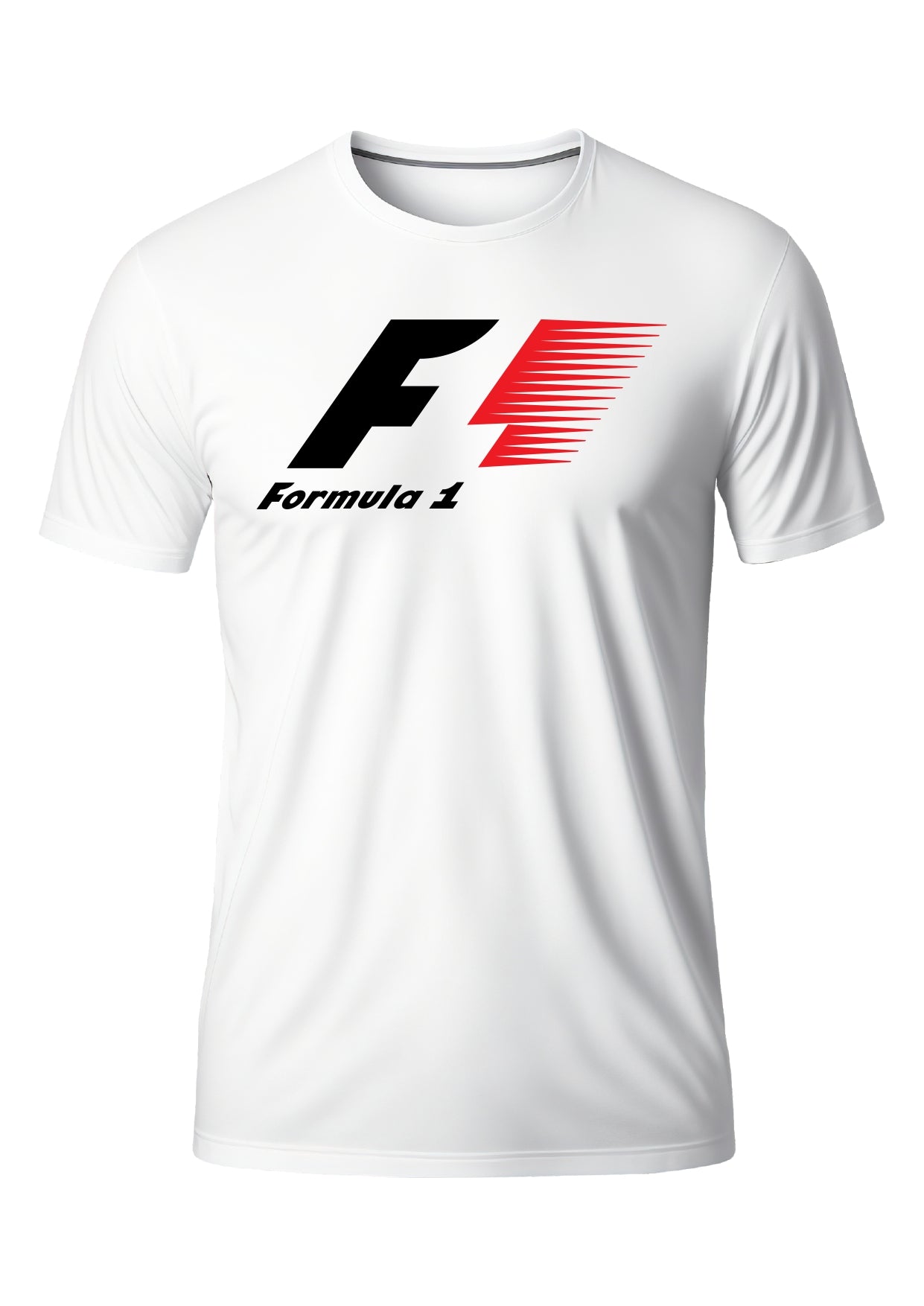 Camiseta Formula 1 F1 Algodão Branco