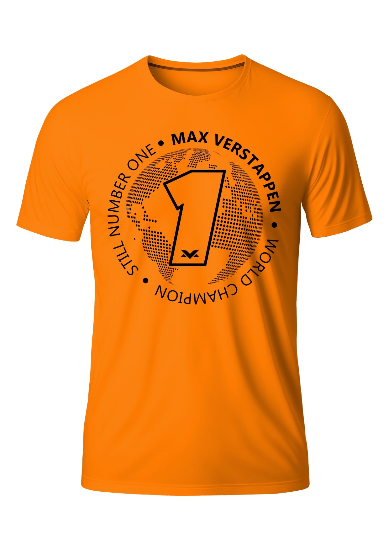 Camiseta Max Verstappen Still Number One Laranja Algodão