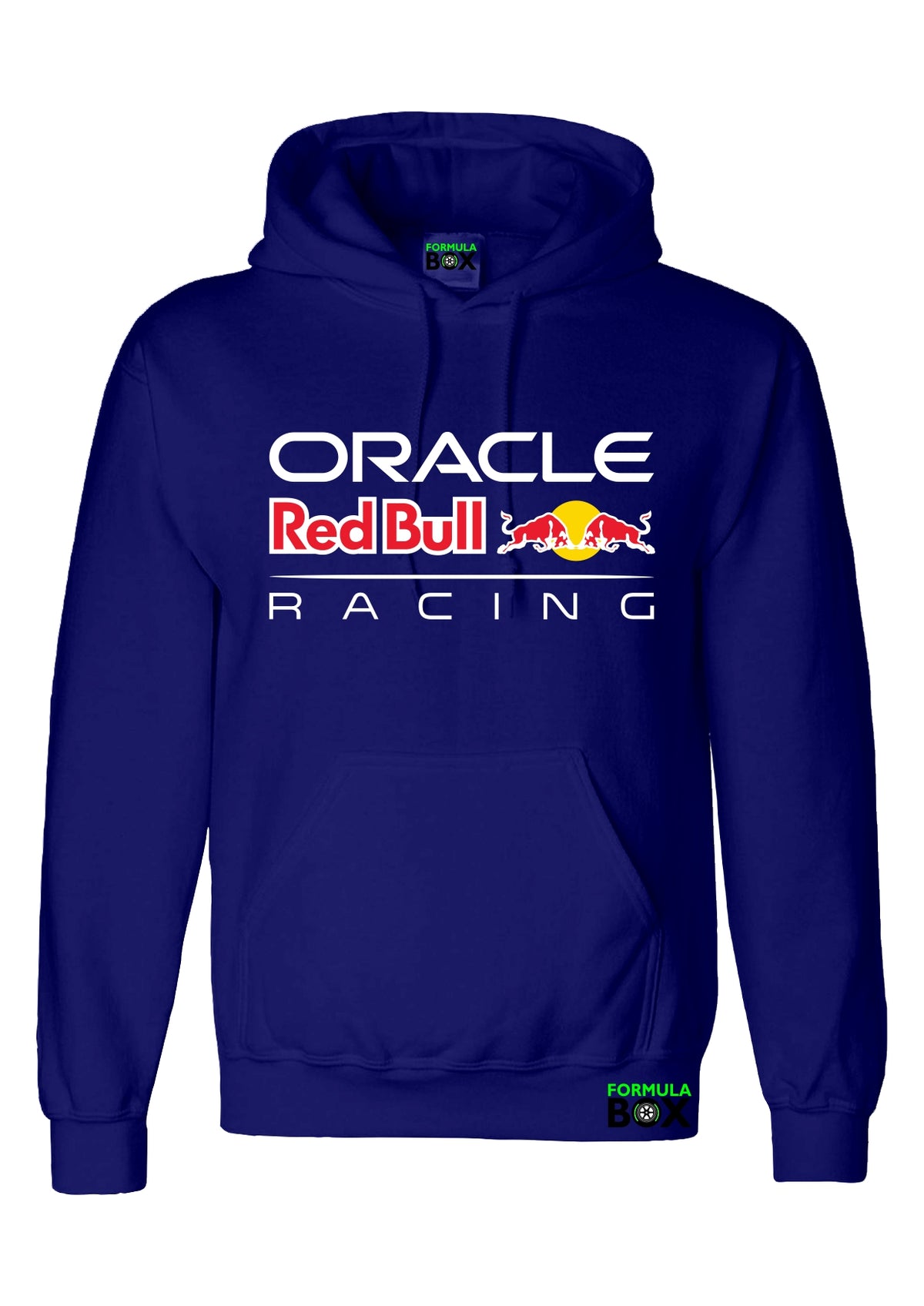 Moletom Canguru Red Bull Oracle 2026 Azul Marinho