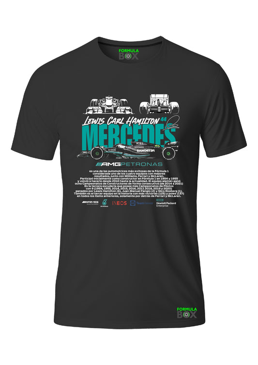 Camiseta Mercedes Lewis Hamilton