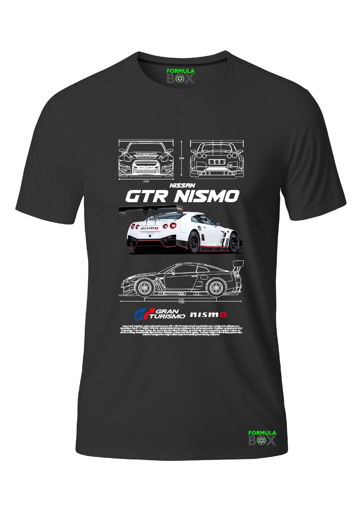 Camiseta Nissan GTR Nismo