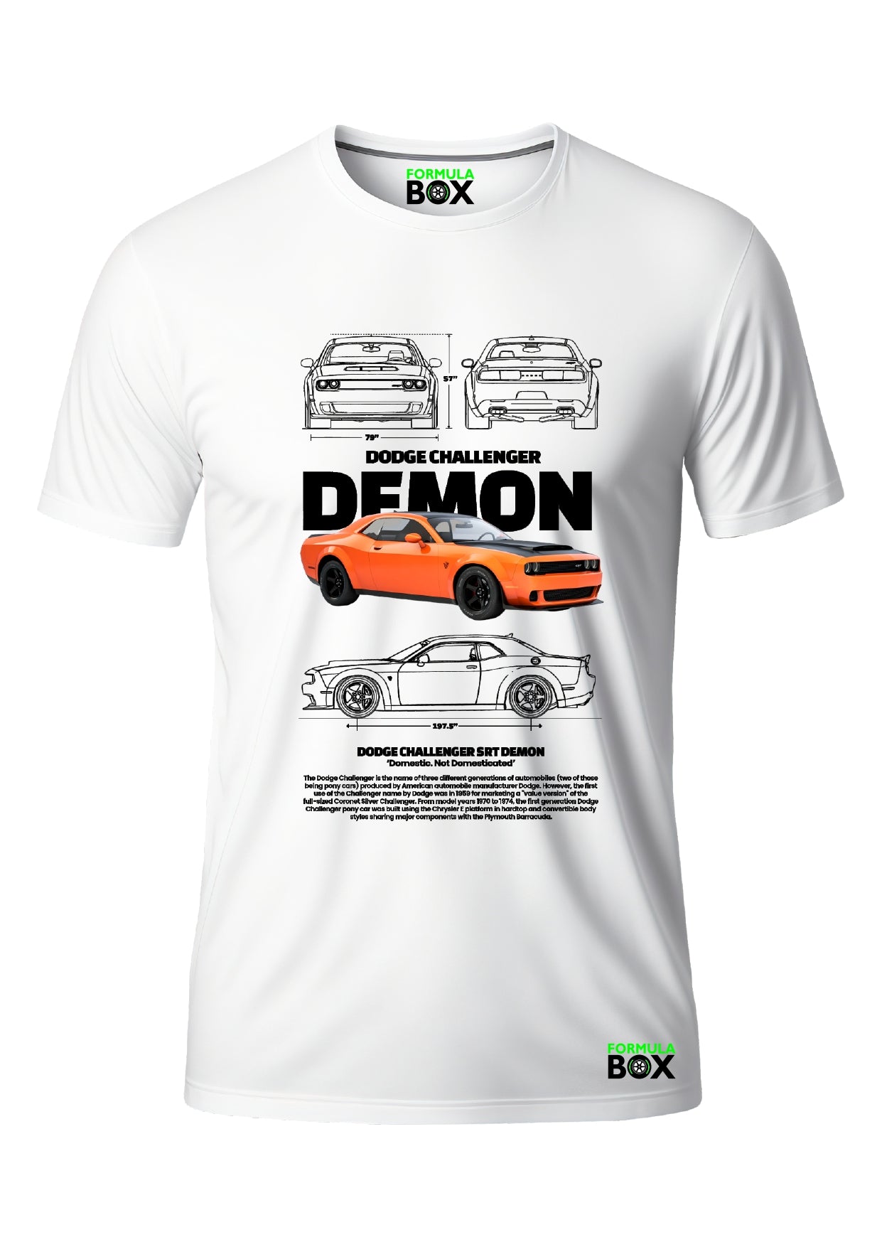 Camiseta Dodge Challenger Demon