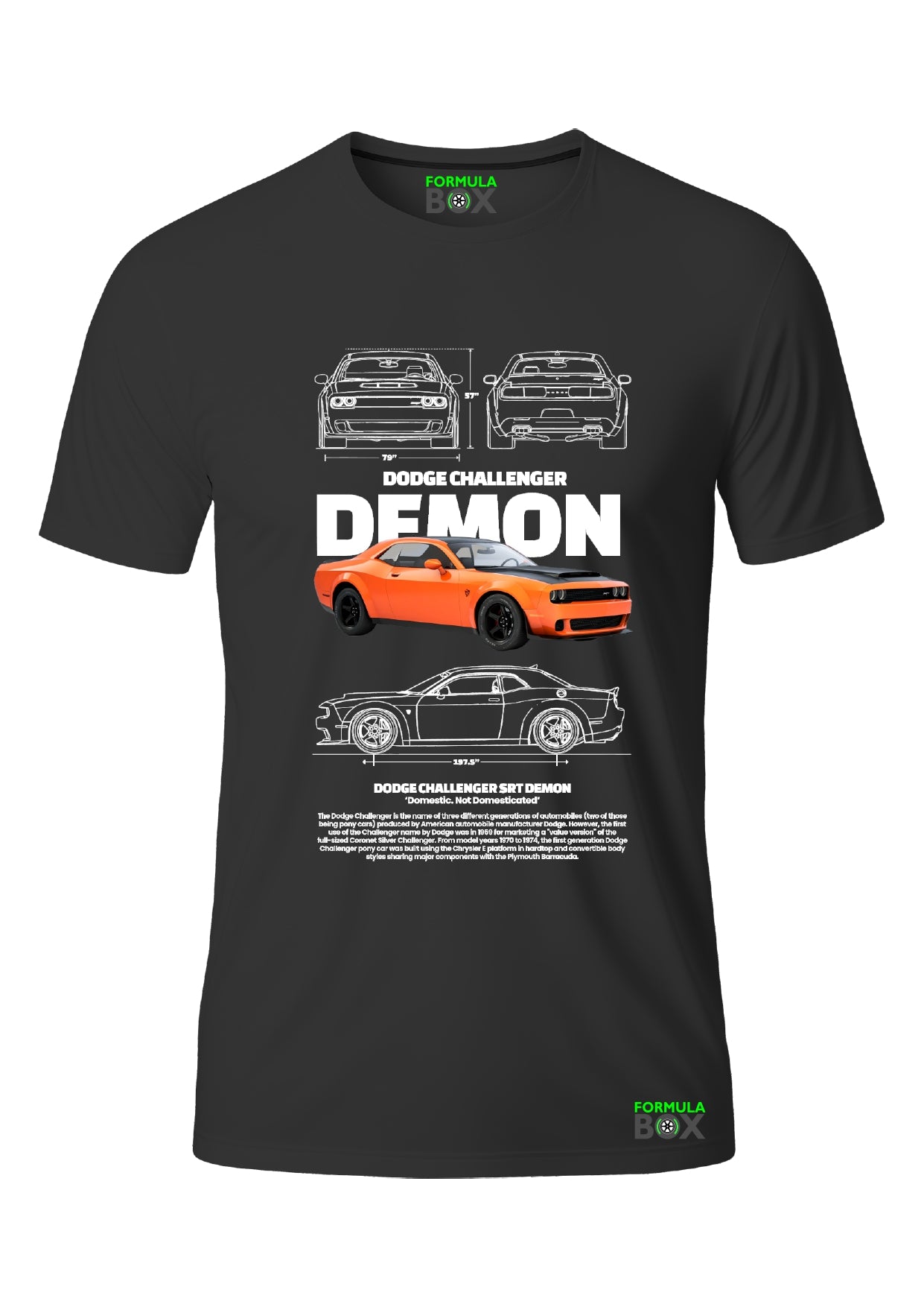 Camiseta Dodge Challenger Demon