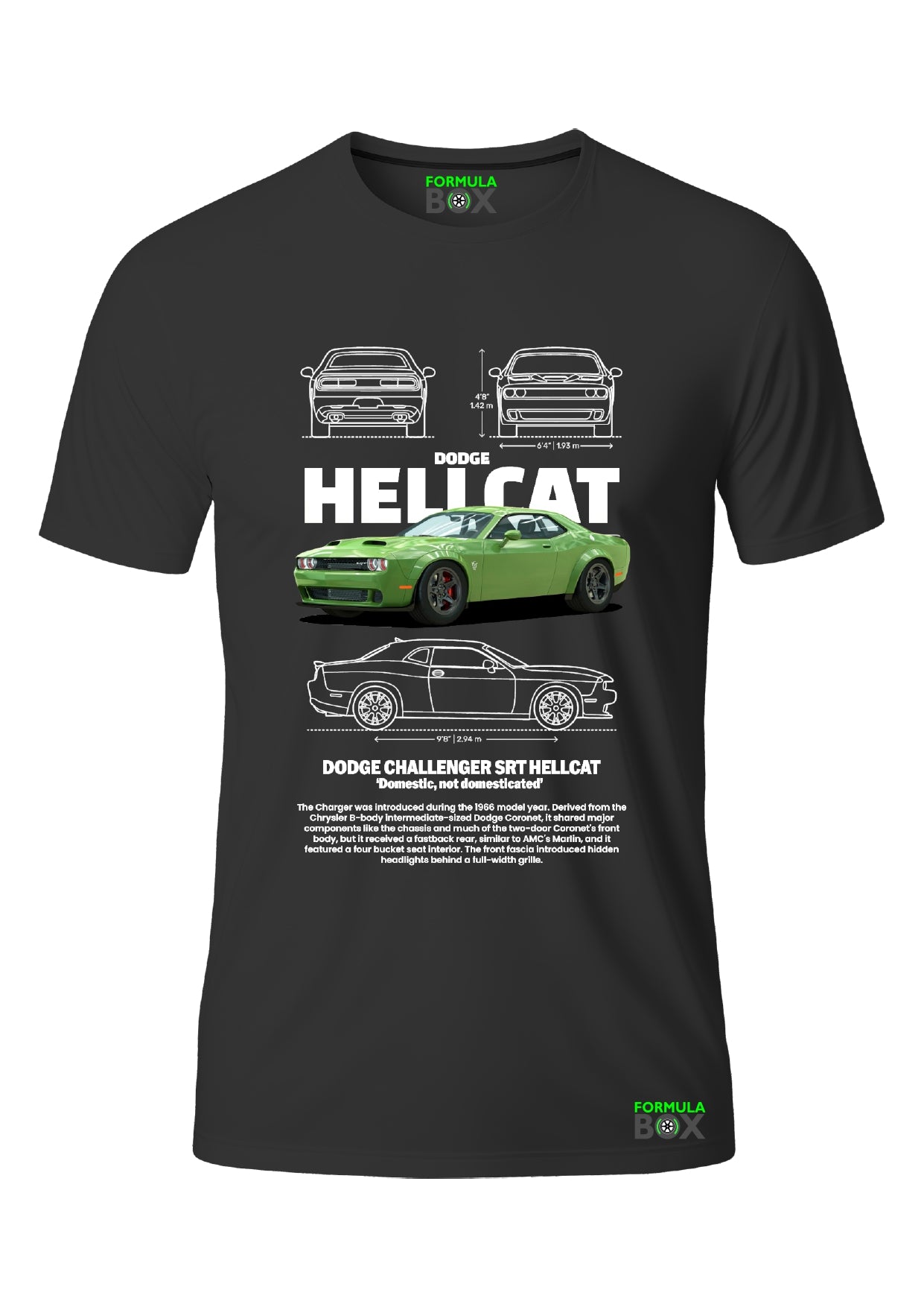 Camiseta Dodge Challenger STR Hellcat