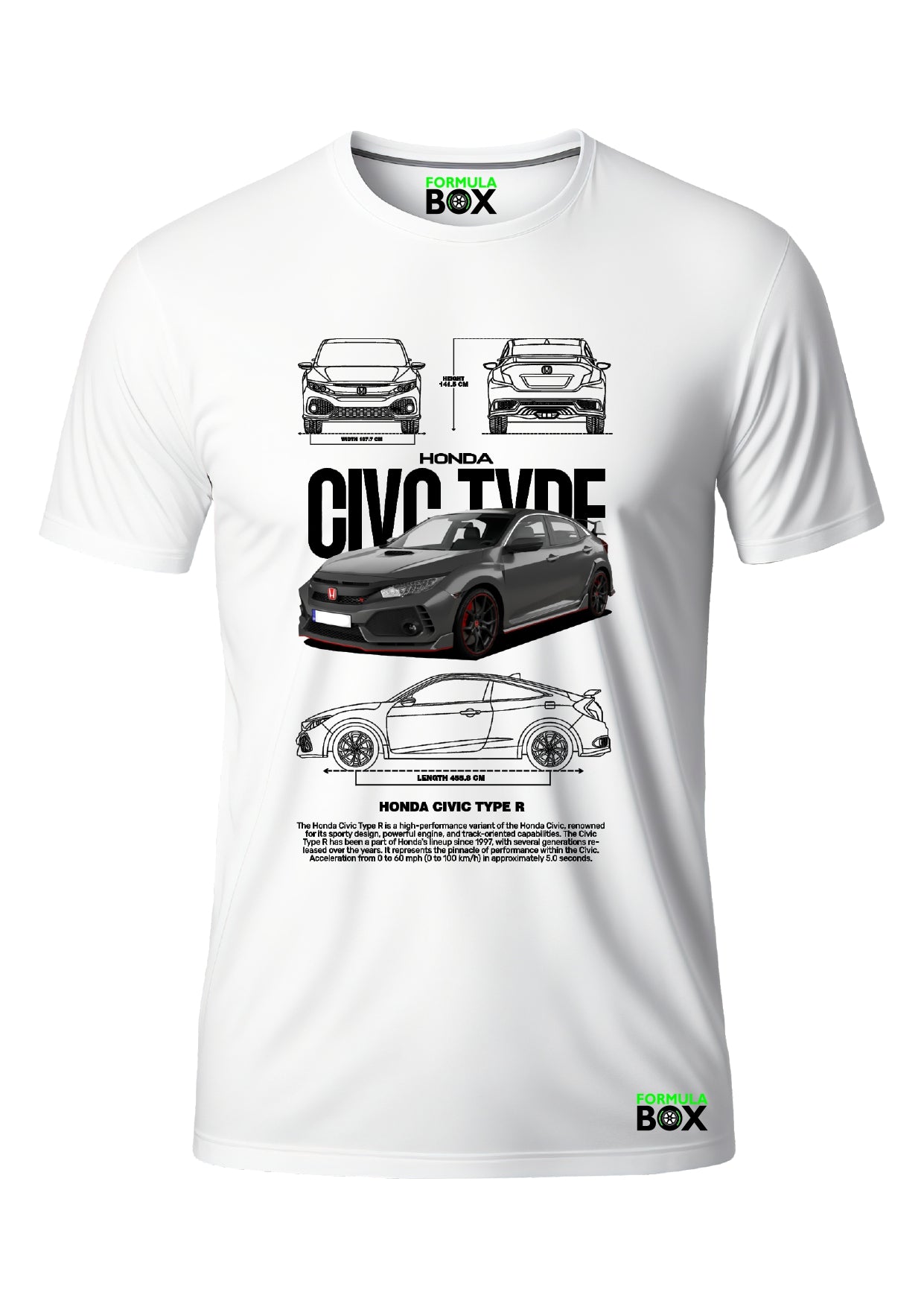 Camiseta Honda Civic Type R