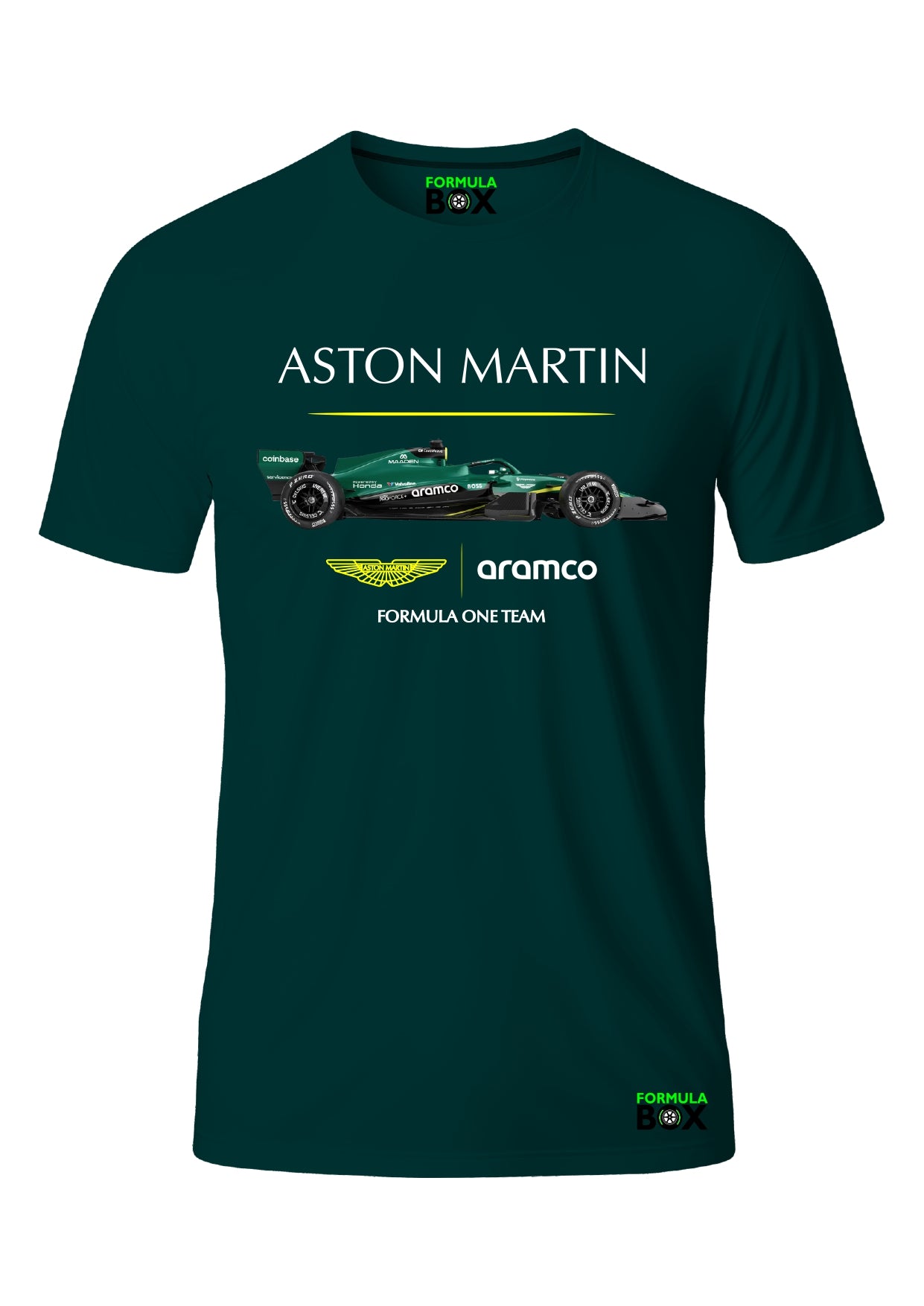 Camiseta Aston Martin AMR26 Verde Algodão Premium