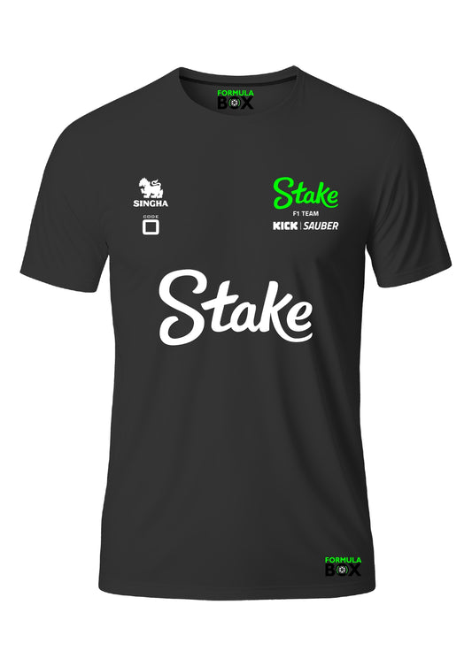 Camiseta Stake Sauber 2025 Dry Fit Preto