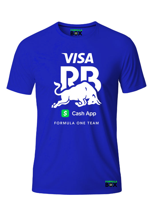 Camiseta Racing Bulls Visa App 2026 Azul Premium