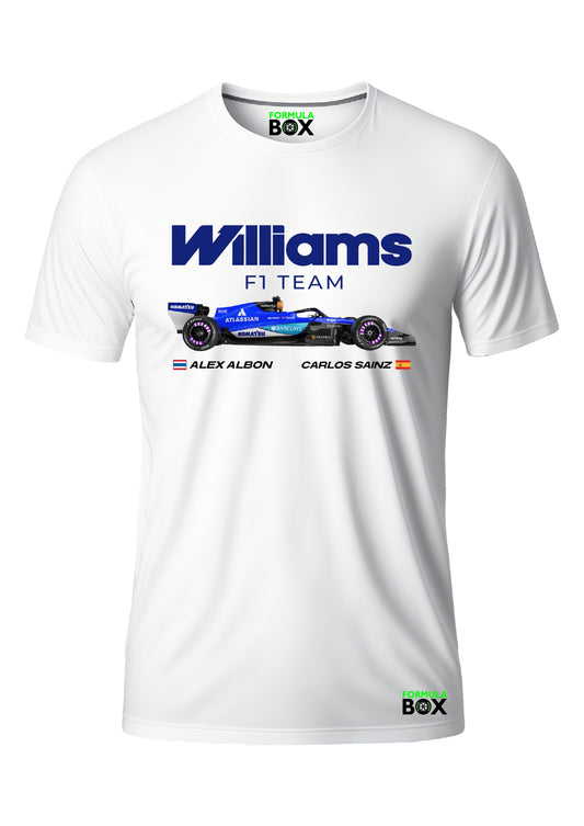 Camiseta Williams FW48 Branco Premium