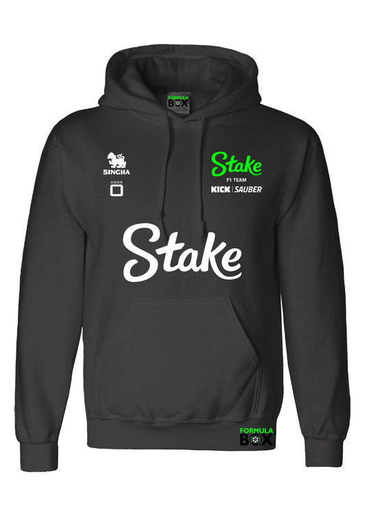 Moletom Canguru Sauber Stake Preto