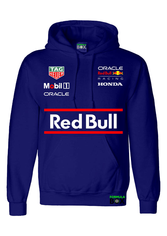 Moletom Canguru Red Bull Azul Marinho