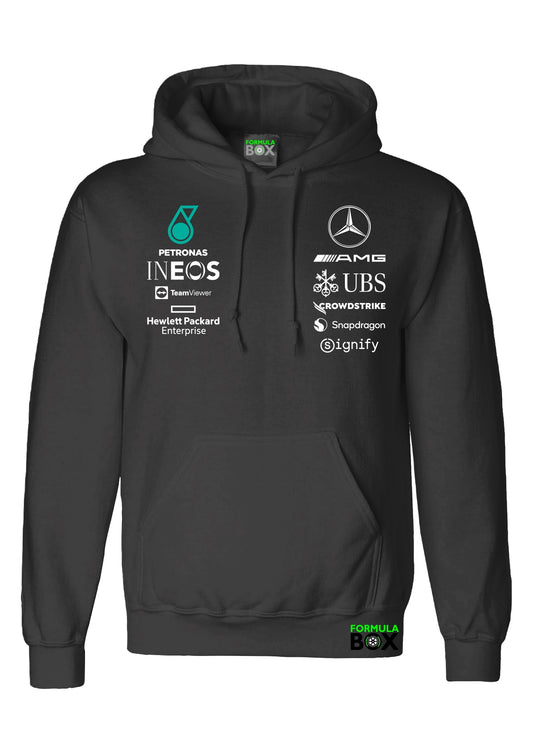 Moletom Canguru Mercedes Preto