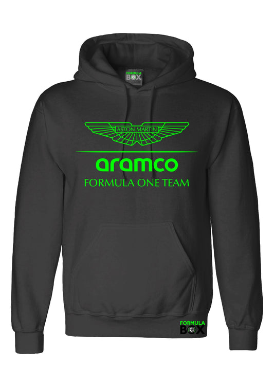 Moletom Canguru Aston Martin Preto