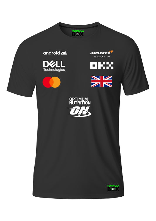 Camiseta Lando Norris 2025 McLaren Dry Fit Preto