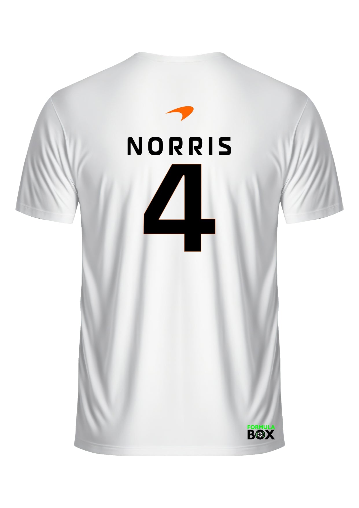 Camiseta Lando Norris 2025 McLaren Dry Fit Branco