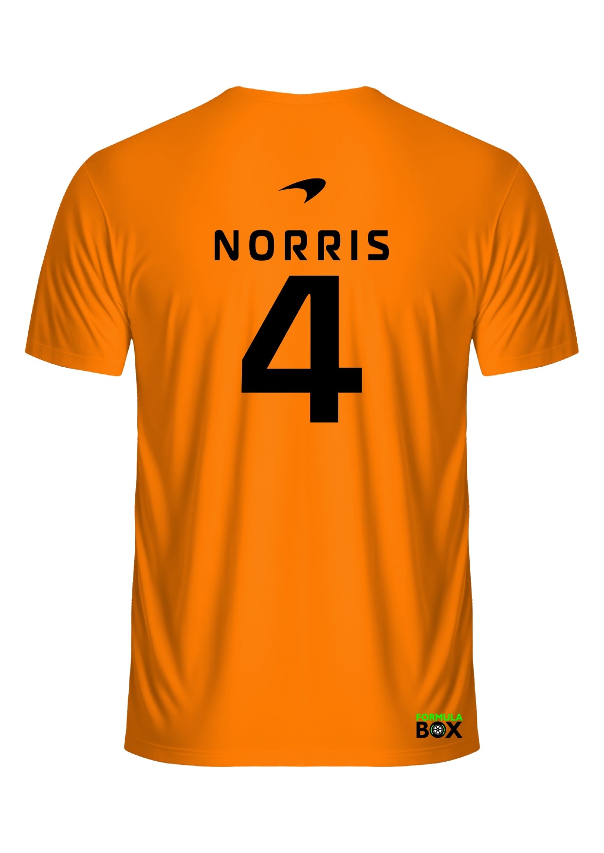 Camiseta Lando Norris 2025 McLaren Dry Fit Laranja