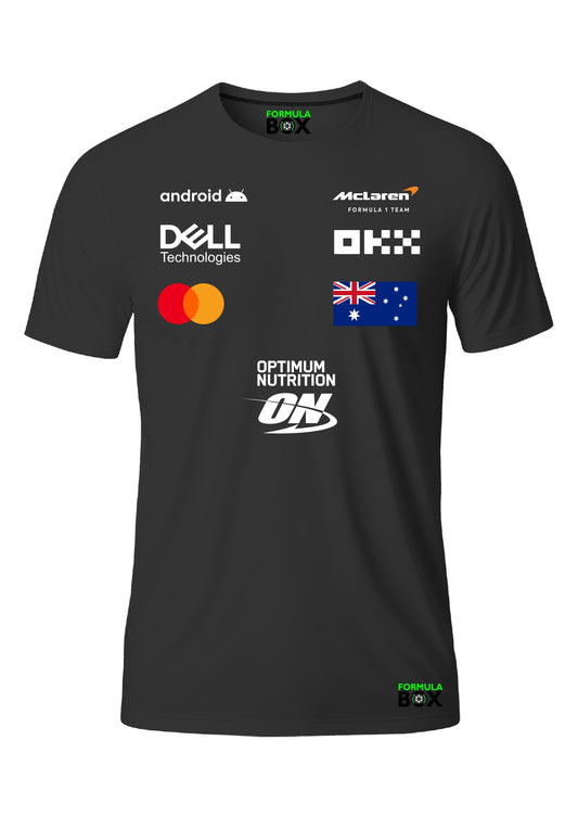 Camiseta Oscar Piastri 2025 McLaren Dry Fit Preto