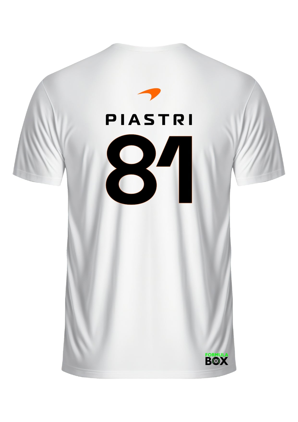 Camiseta Oscar Piastri 2025 McLaren Dry Fit Branco