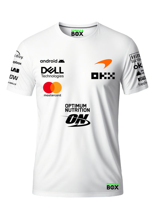 Camiseta McLaren 2026 Branco