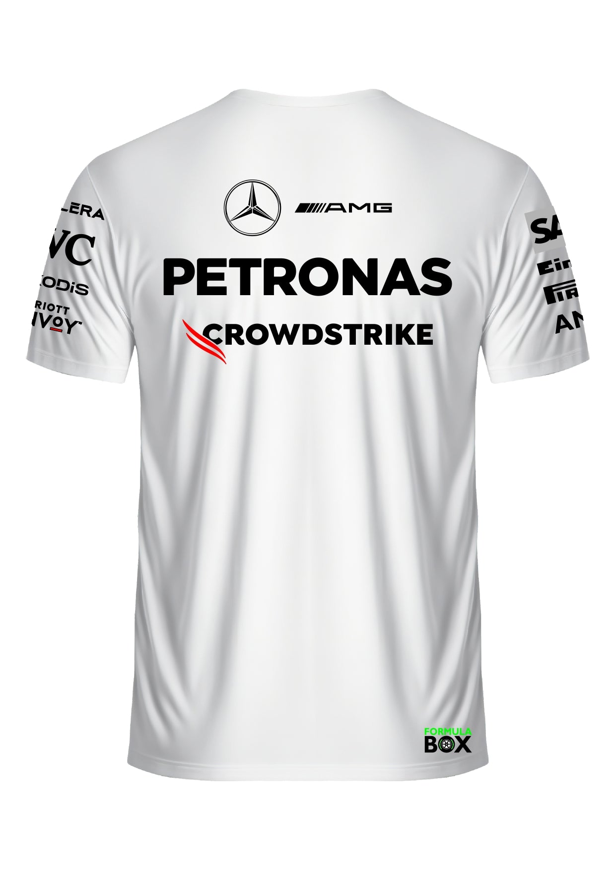 Camiseta Mercedes 2026 Branco Premium