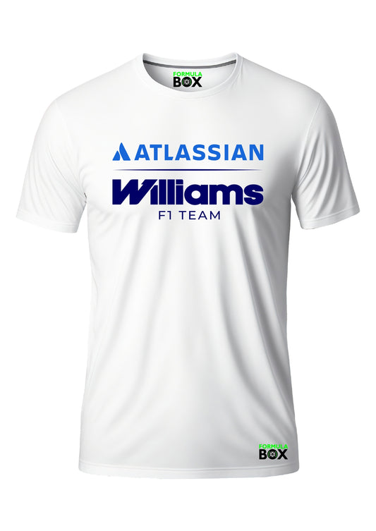 Camiseta Williams Atlassian 2026 Branco