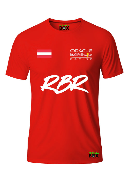 Camiseta Red Bull Áustria Vermelho Premium