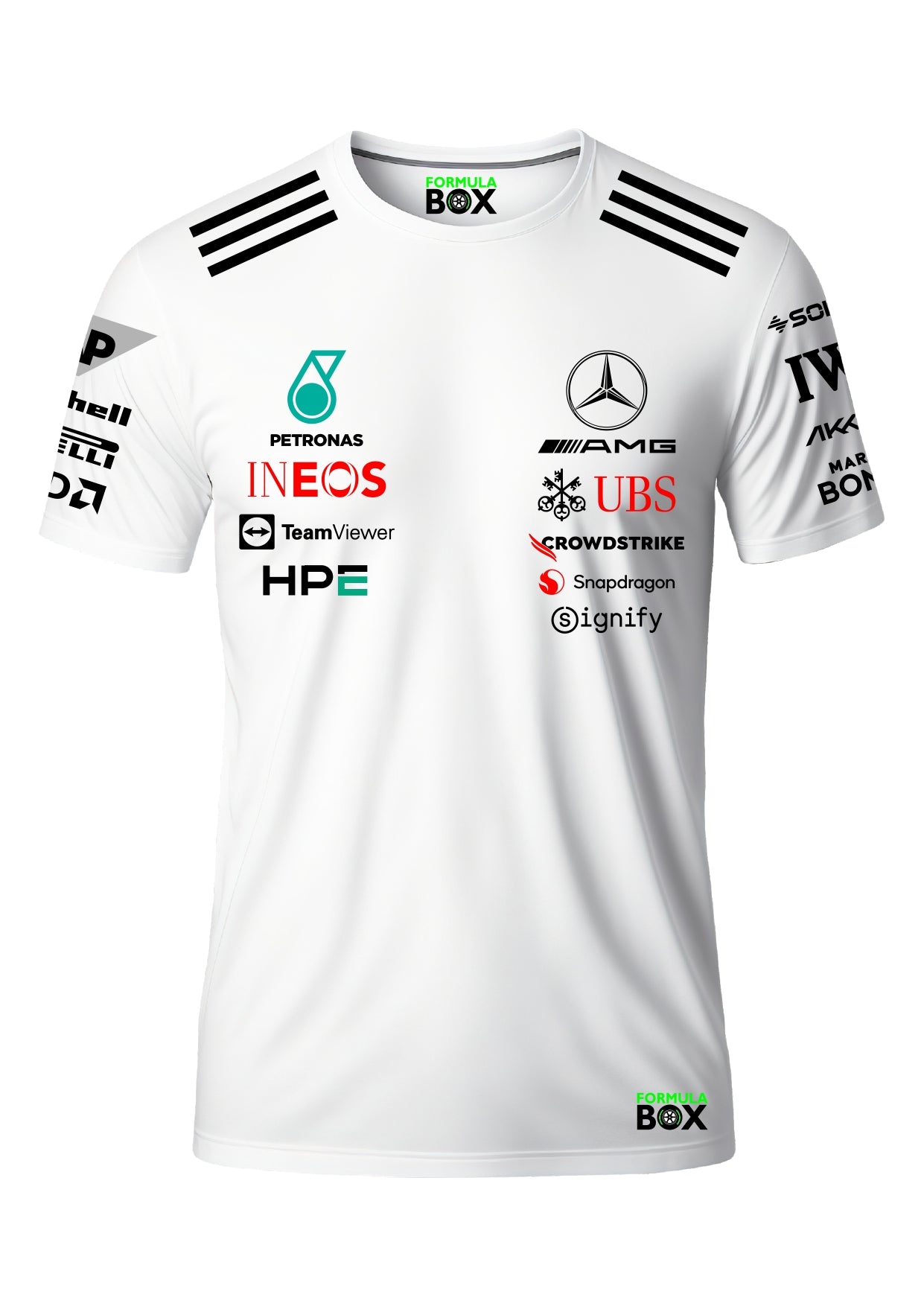 Camiseta Kimi Antonelli Mercedes 2026 Branco Premium