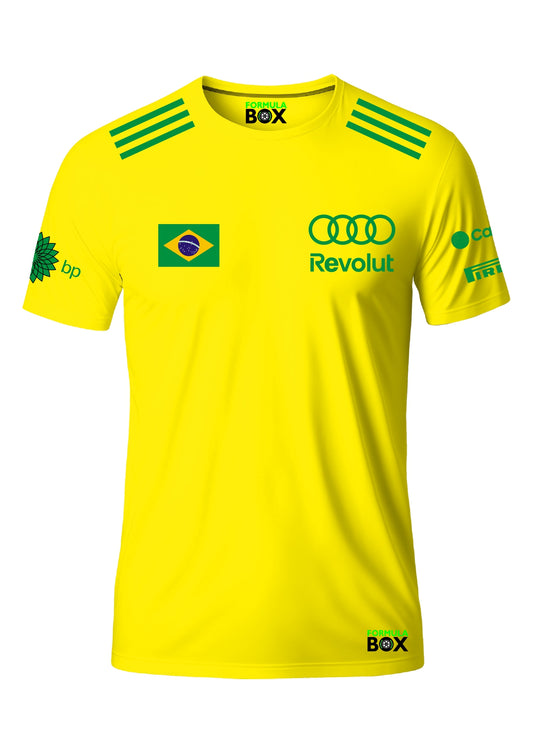 Camiseta Audi Gabriel Bortoleto Especial Brasil 2026