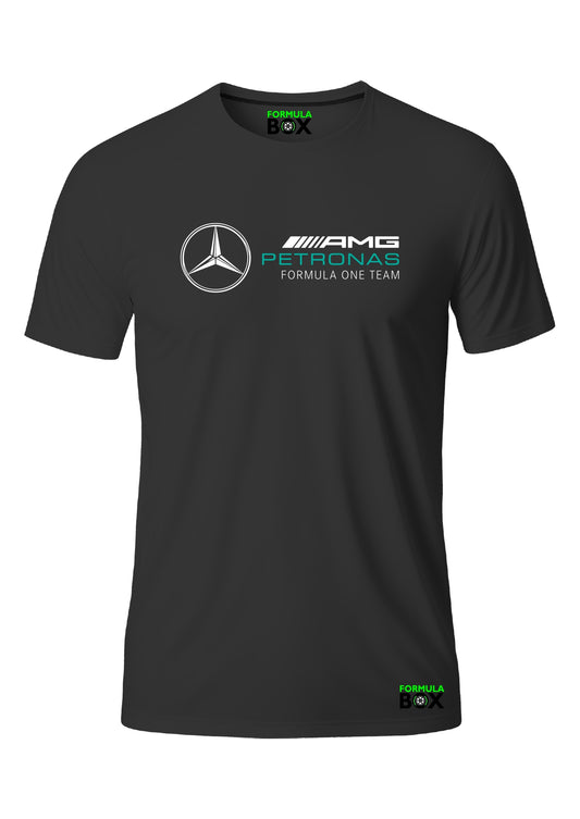 Camiseta Mercedes Preto Premium Tradicional