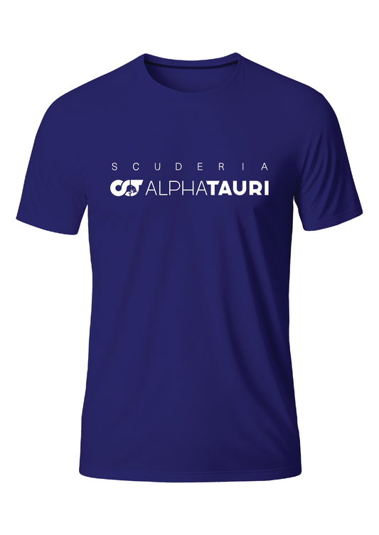 Camiseta AlphaTauri Azul Marinho Algodão