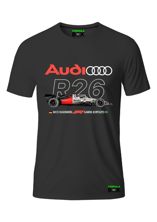 Camiseta Audi R26 Preto Premium
