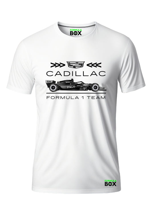 Camiseta Cadillac MAC-26 Branco Premium