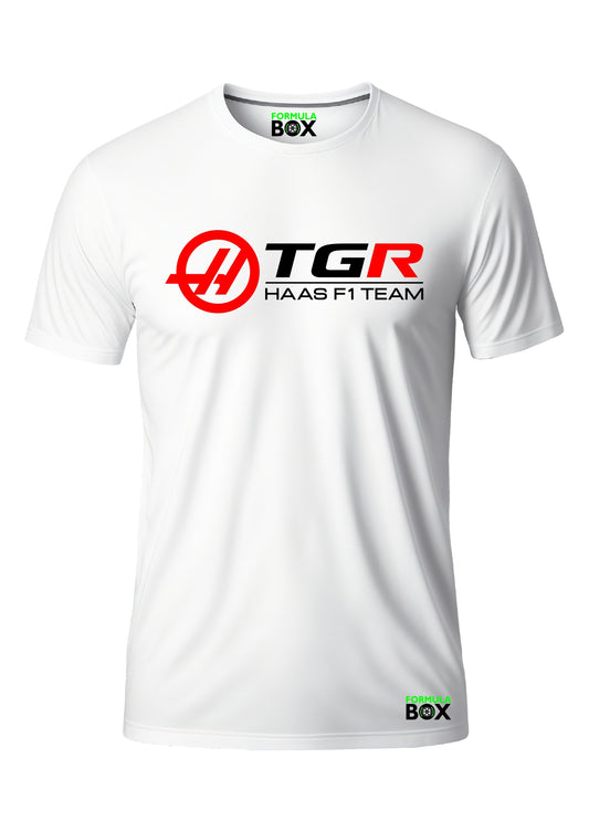 Camiseta Haas TGR Branco Premium
