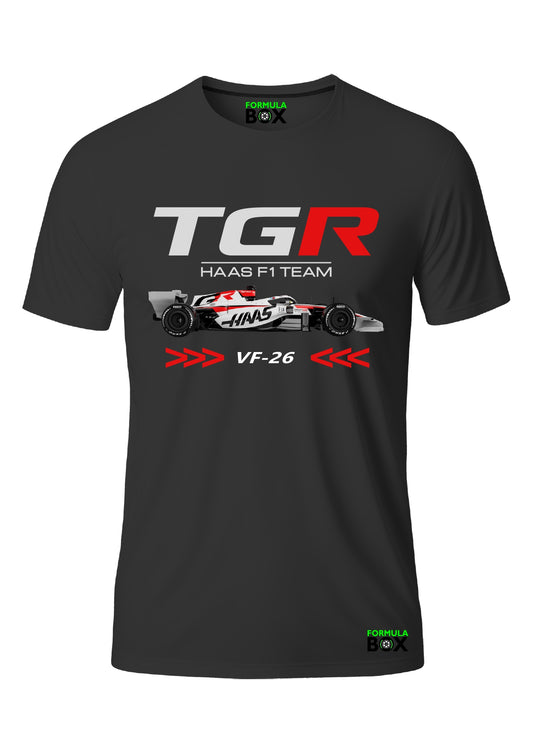 Camiseta Haas VF-26 Preto Premium